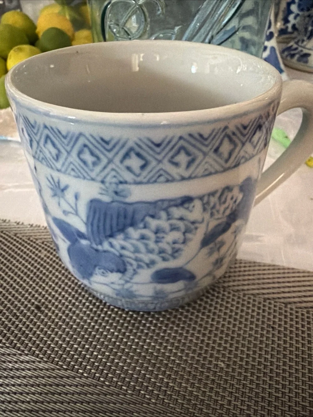 Pier 1 porcelain mug